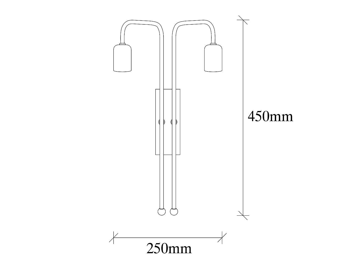 Applique Murale Interieur,  Lampe Murale Industrielle Bois, Vintage 25x20x45 Cm