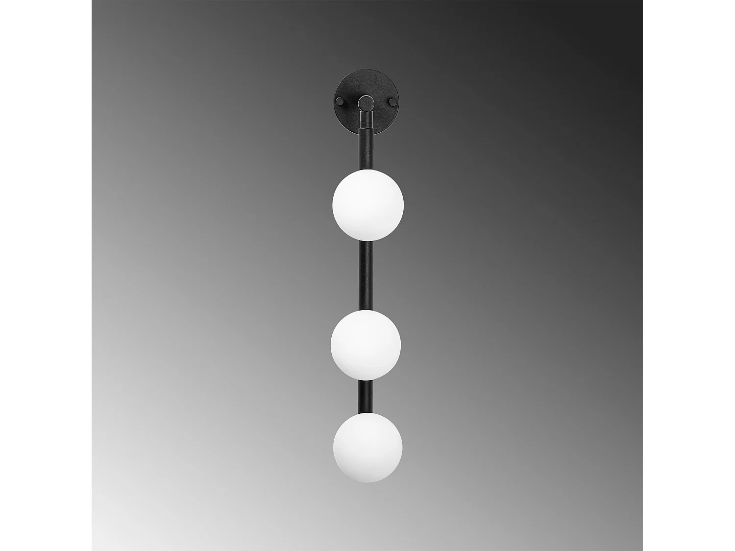 Applique Murale Interieur,  Lampe Murale Industrielle Bois, Noir 10x24x59 Cm