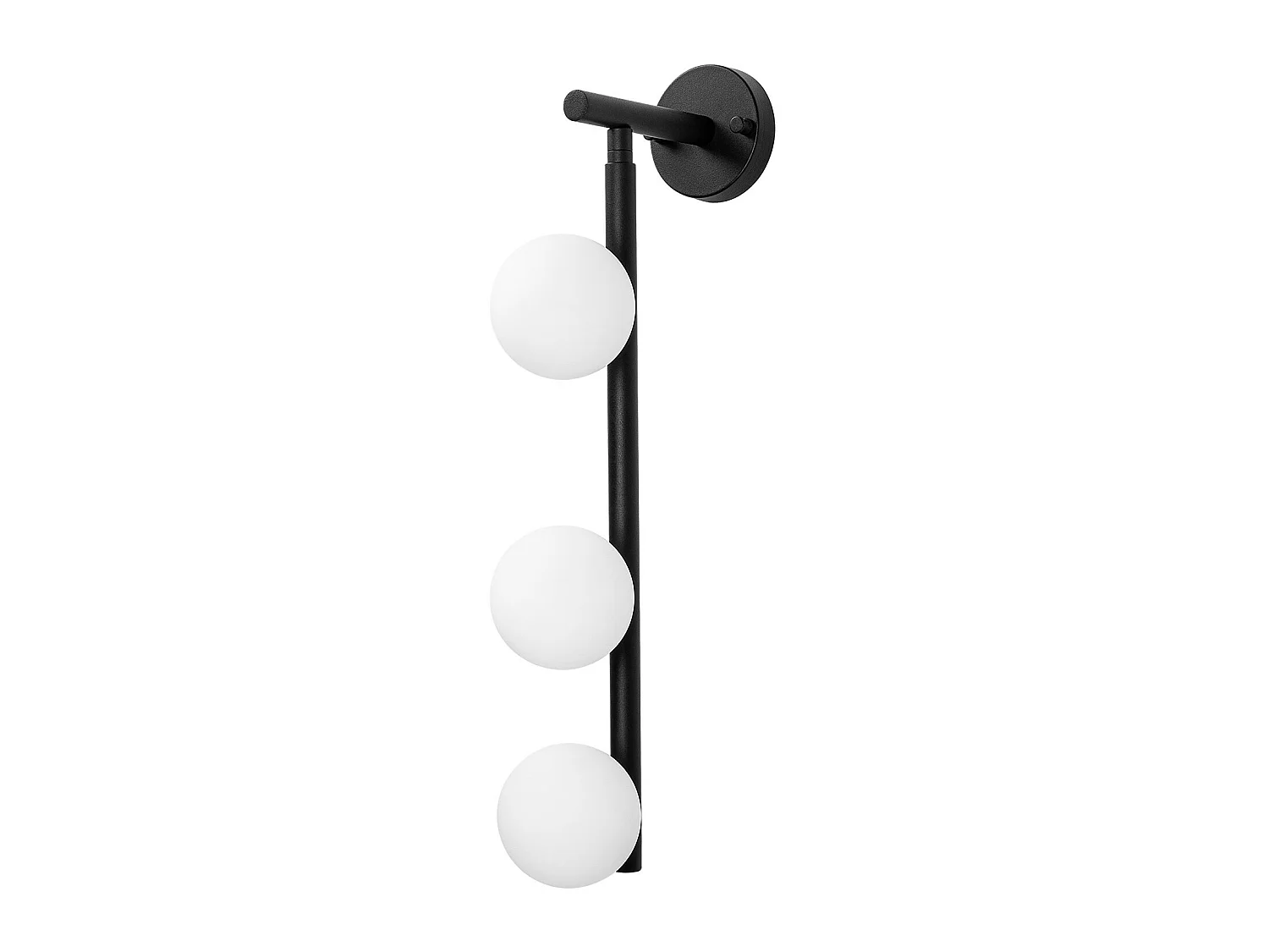 Applique Murale Interieur,  Lampe Murale Industrielle Bois, Noir 10x24x59 Cm