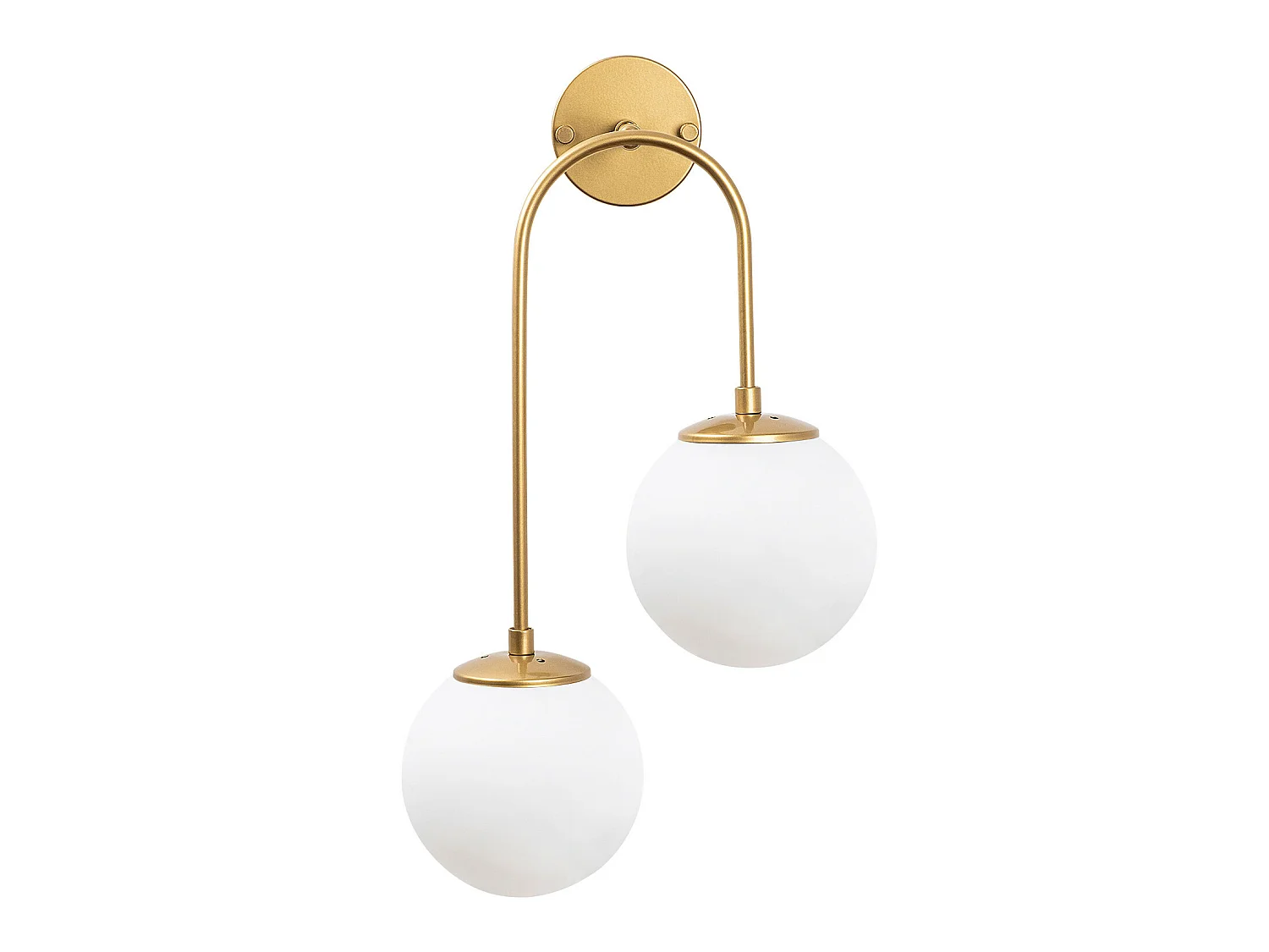 Applique Murale Interieur,  Lampe Murale Industrielle Bois, Or Shine  30x24x55 Cm