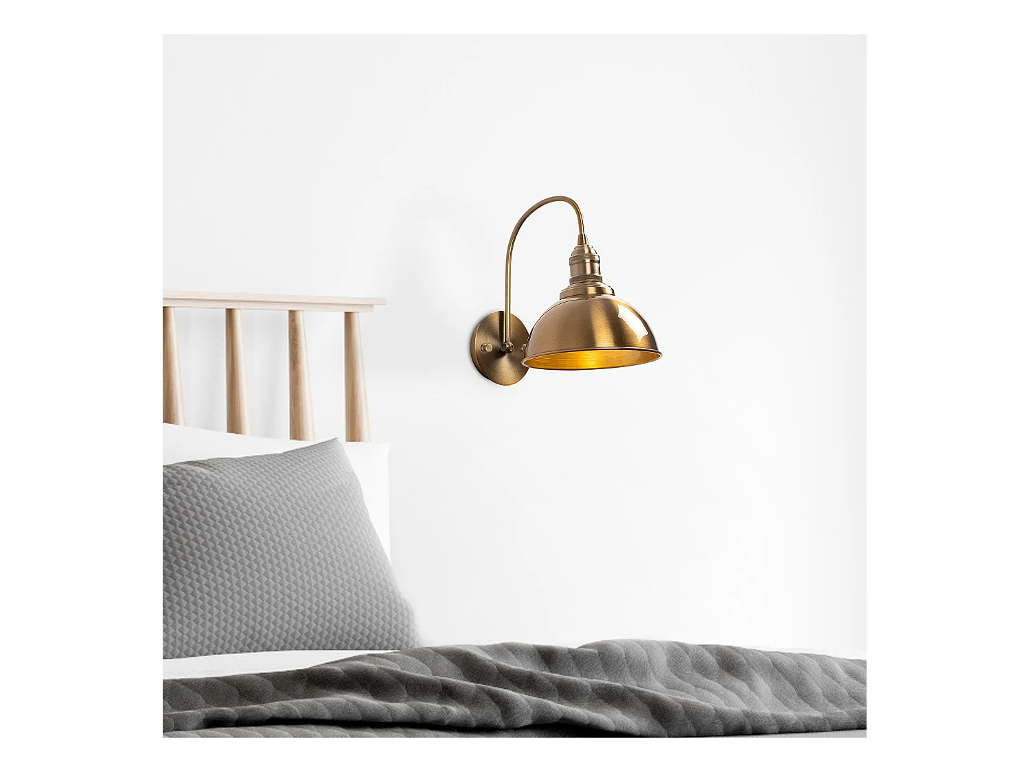 Applique Murale Interieur,  Lampe Murale Industrielle Bois, Vintage 27x27x36 Cm