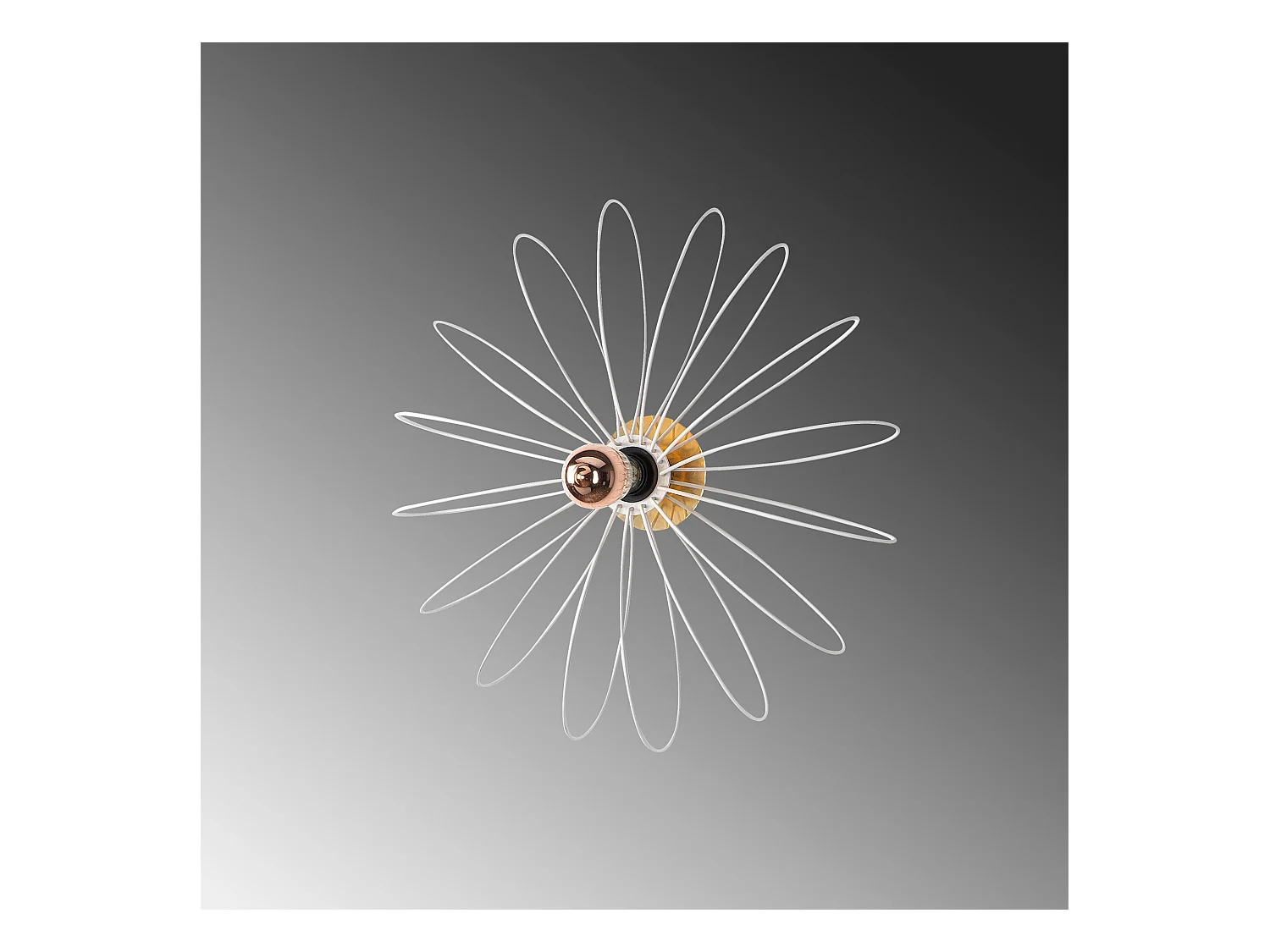 Applique Murale Interieur,  Lampe Murale Industrielle Bois, Blanc 58x12x58 Cm