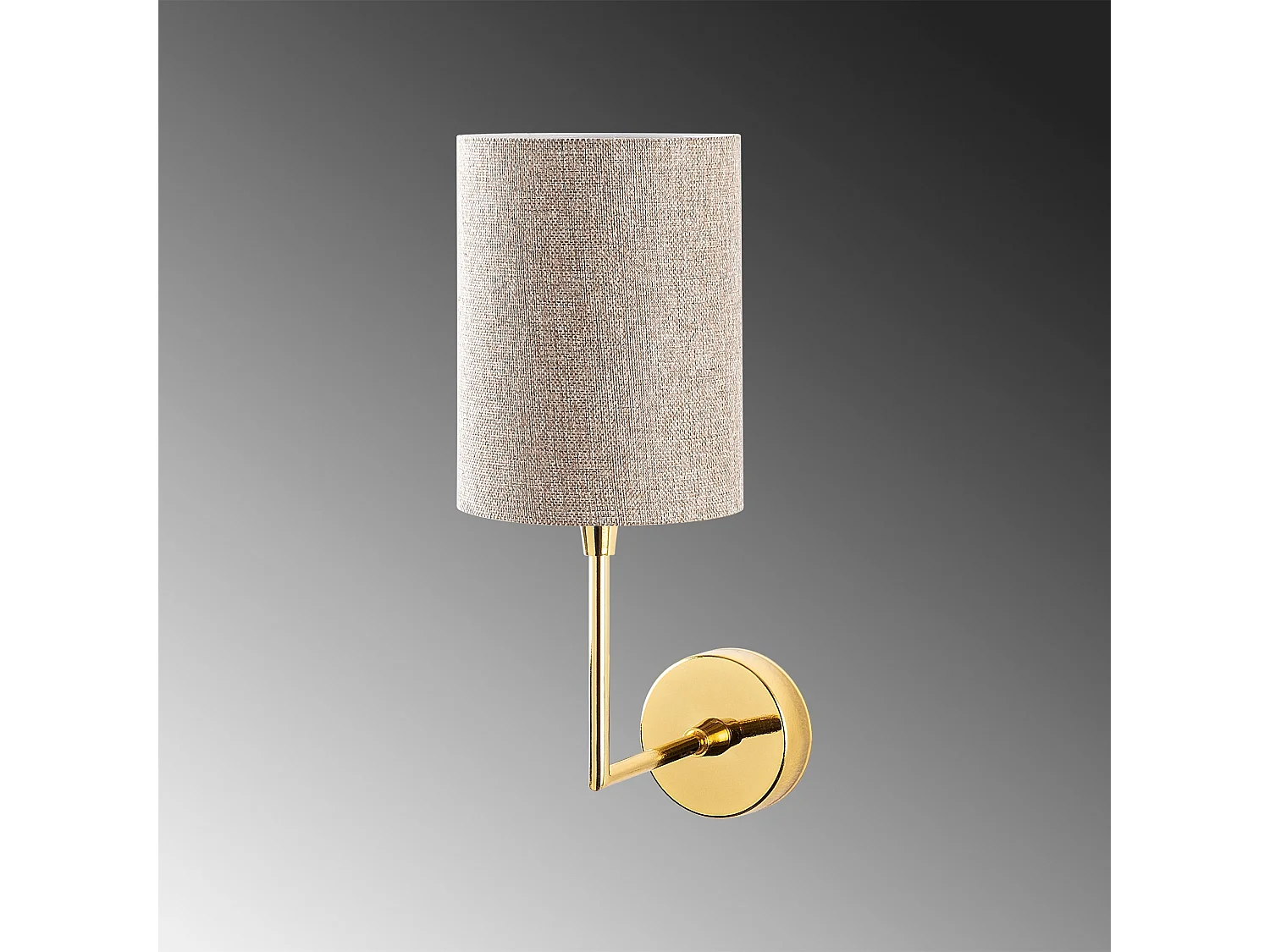 Applique Murale Interieur,  Lampe Murale Industrielle Bois, Or 12x21x32 Cm