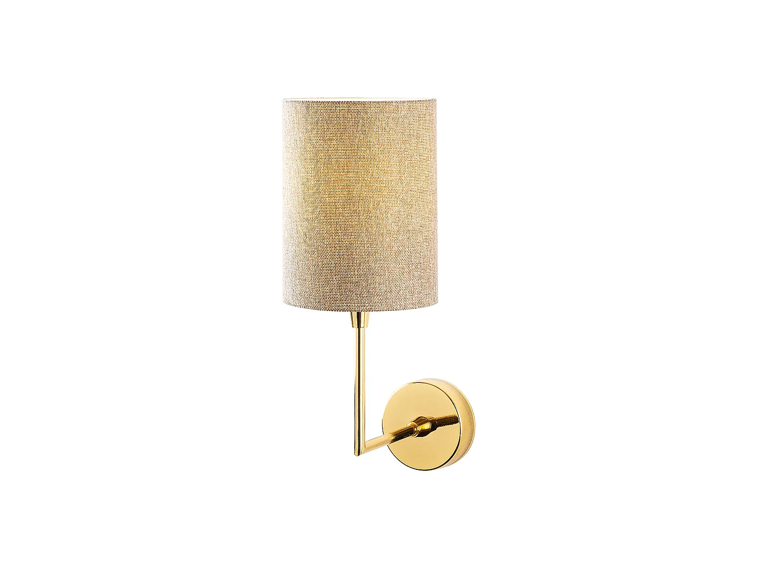 Applique Murale Interieur,  Lampe Murale Industrielle Bois, Or 12x21x32 Cm
