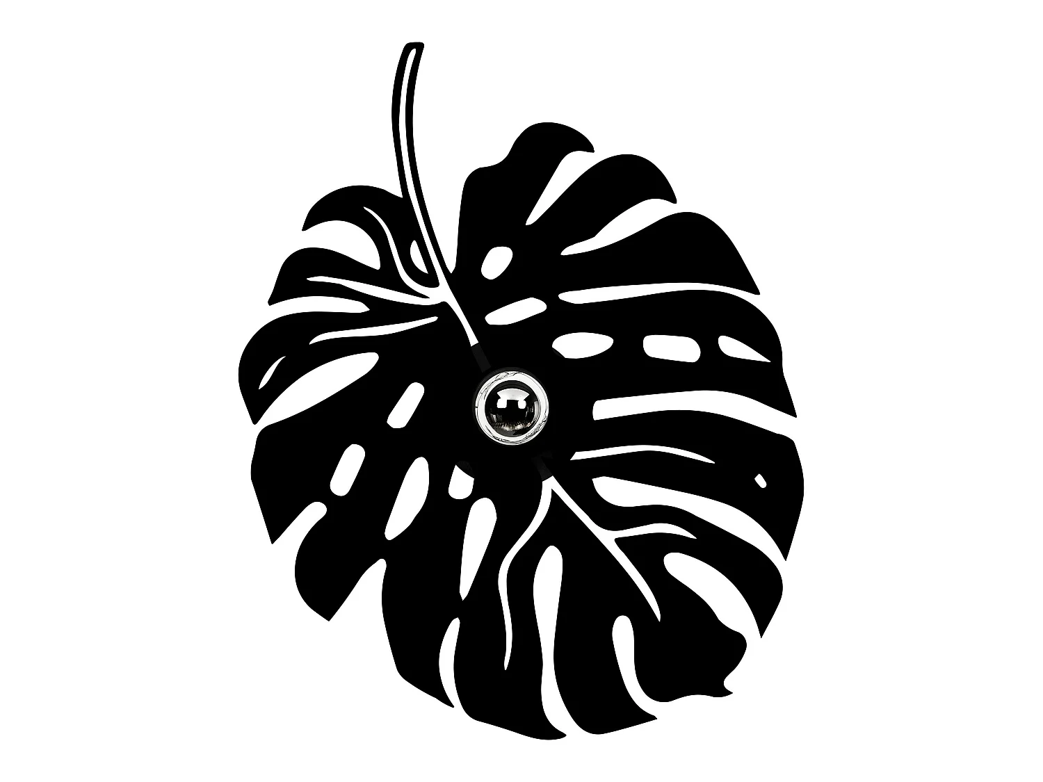 Applique Murale Interieur,  Design En Bois Et En Mdf, Noir 45x12x55 Cm