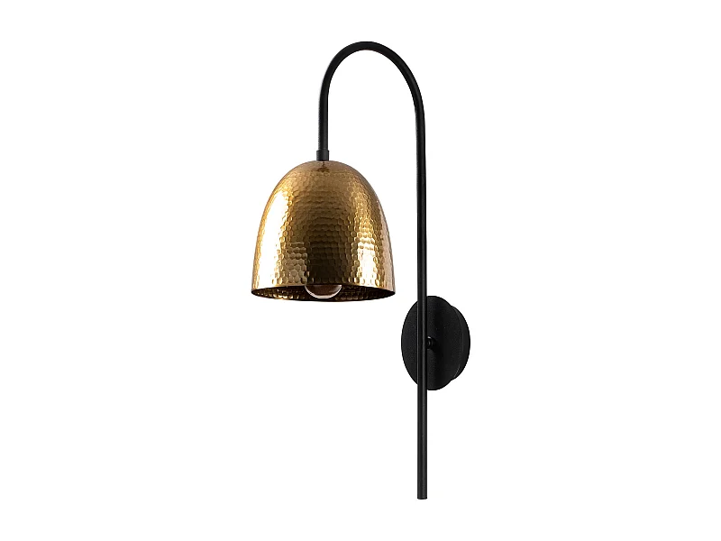 Applique Murale Interieur,  Lampe Murale Industrielle Bois, Noir 16x24x57 Cm