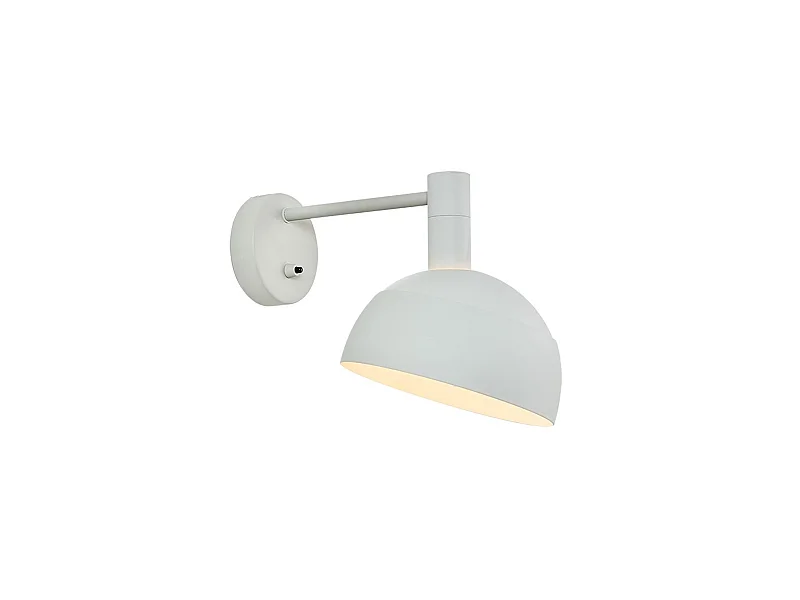 Applique Murale Interieur,  Lampe Murale Industrielle Bois, Gris 18x18x28 Cm