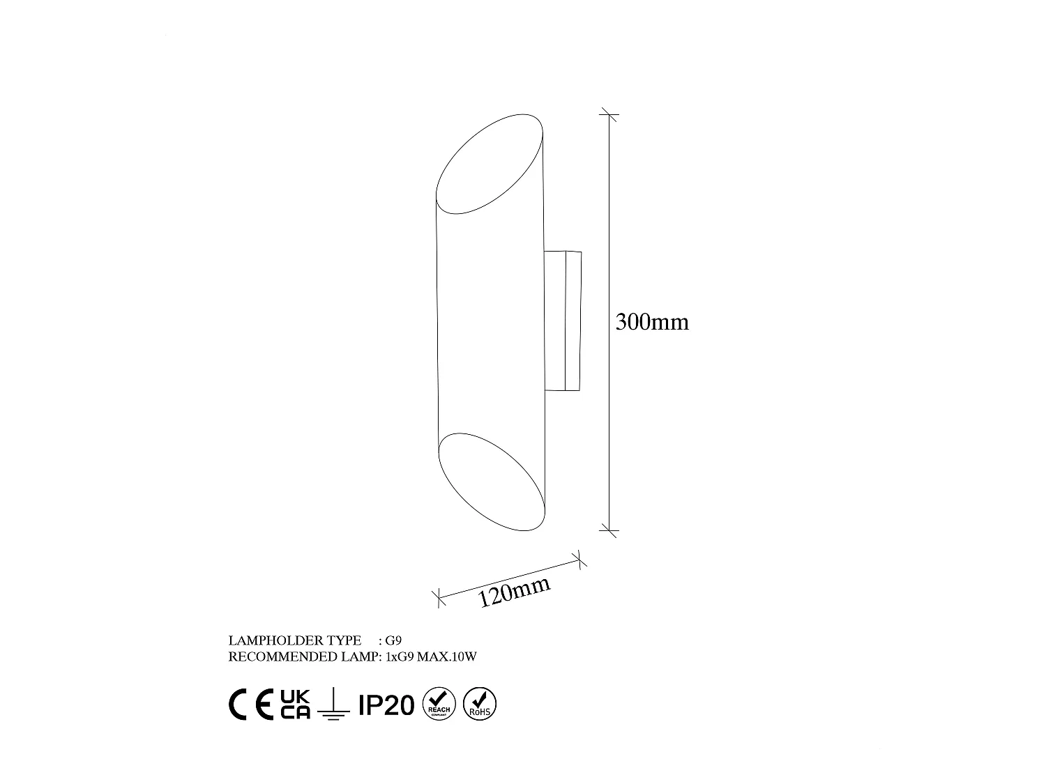 Applique Murale Interieur,  Lampe Murale Industrielle Bois, Noir 8x12x30 Cm