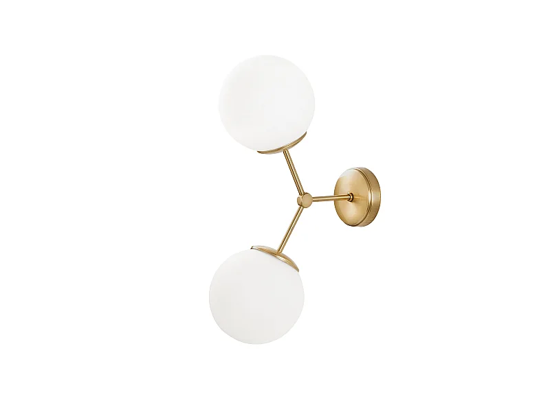 Applique Murale Interieur,  Lampe Murale Industrielle Bois, Jaune 28x15x44 Cm