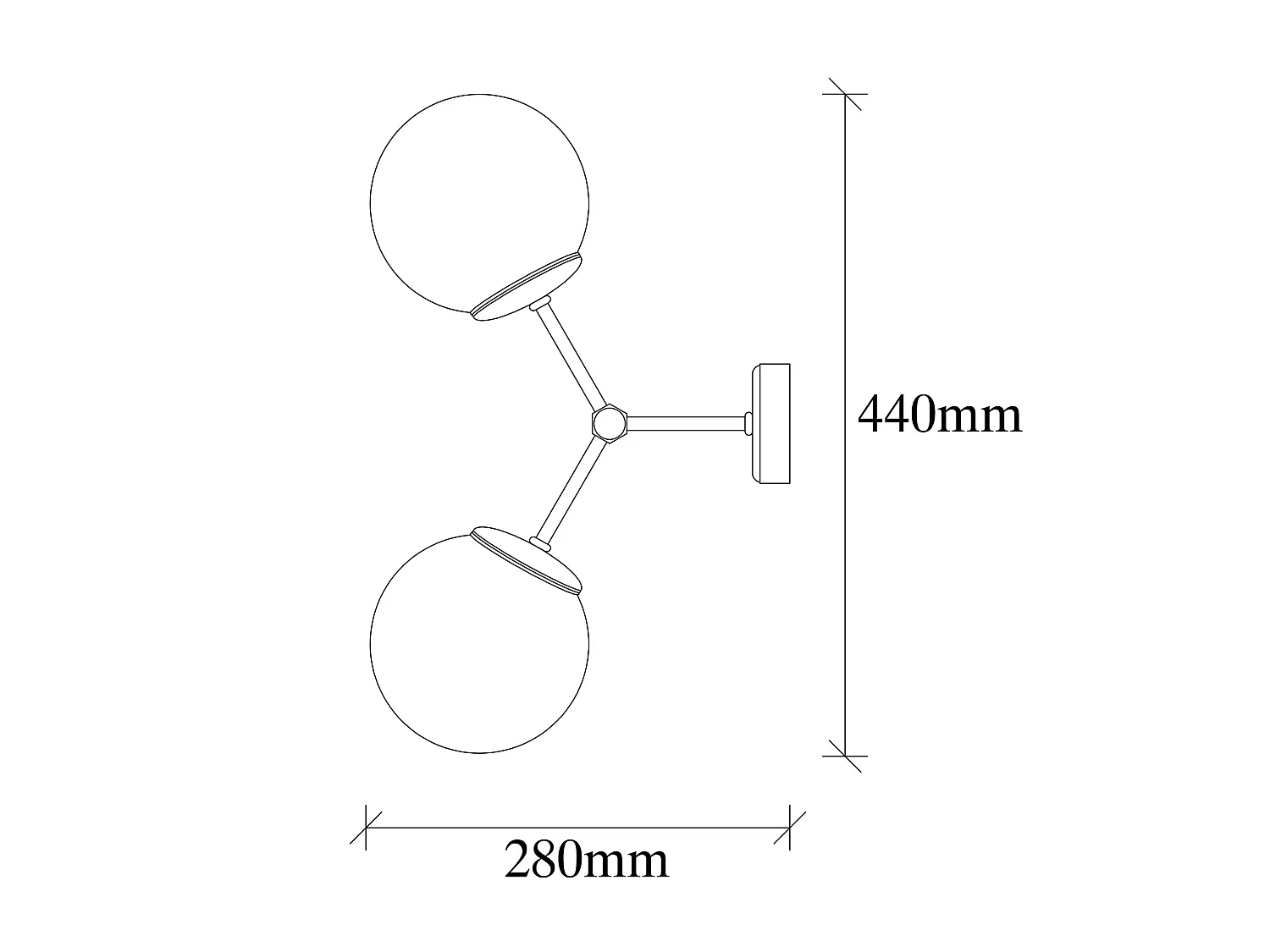 Applique Murale Interieur,  Lampe Murale Industrielle Bois, Jaune 28x15x44 Cm