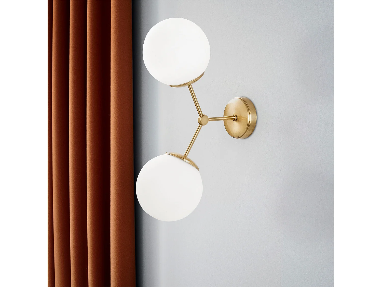 Applique Murale Interieur,  Lampe Murale Industrielle Bois, Jaune 28x15x44 Cm