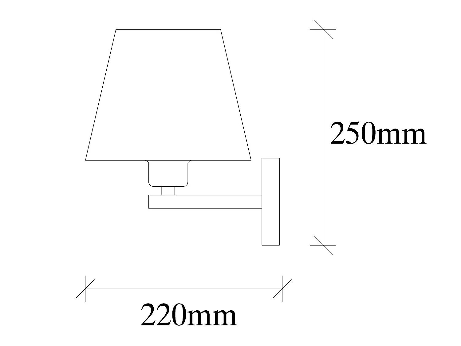 Applique Murale Interieur,  Lampe Murale Industrielle Bois, Noir 22x25x25 Cm