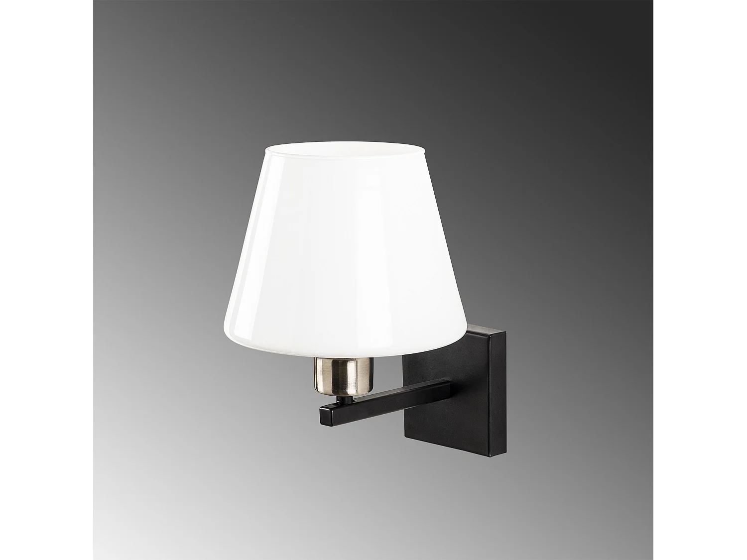 Applique Murale Interieur,  Lampe Murale Industrielle Bois, Noir 22x25x25 Cm