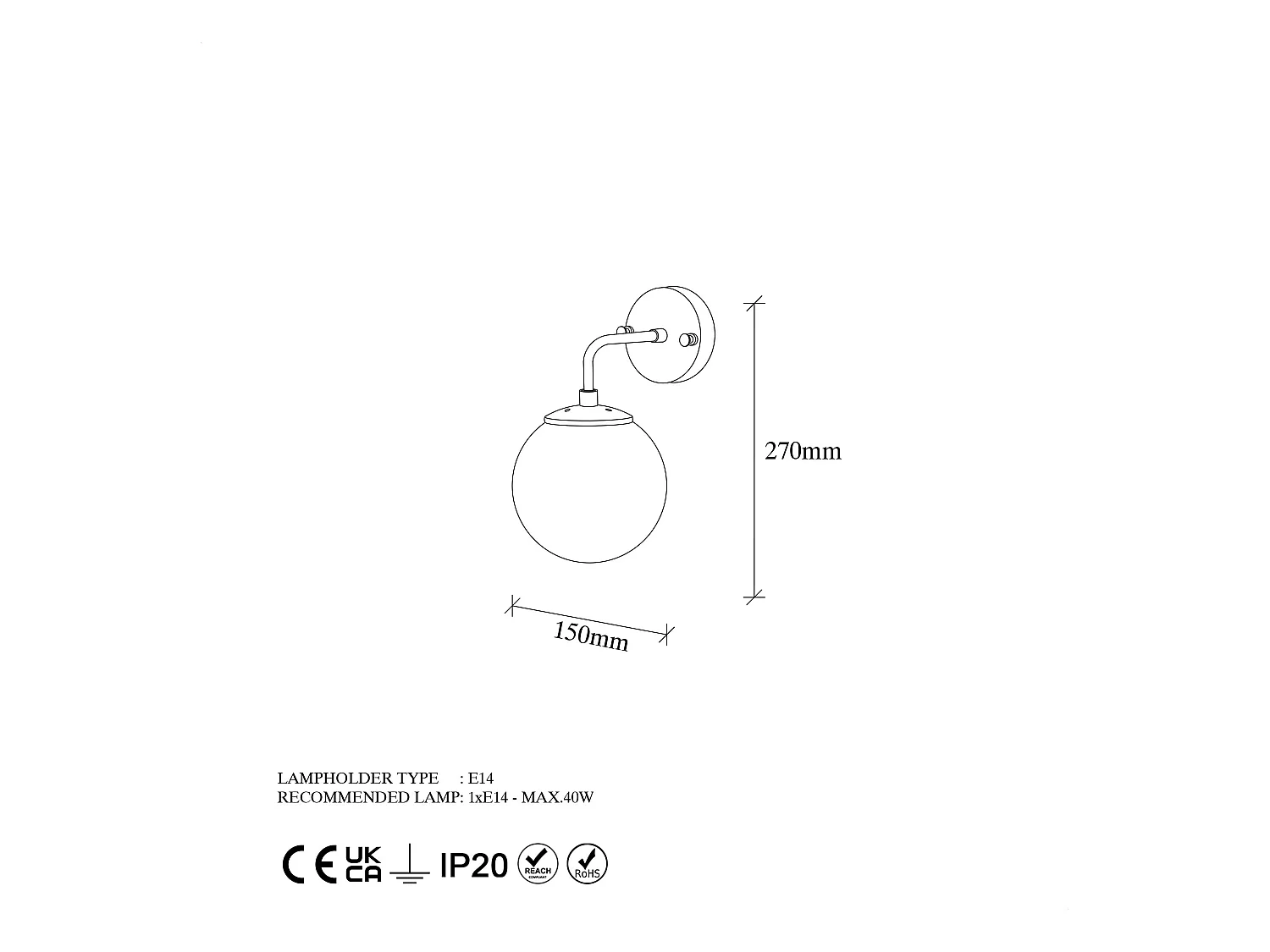 Applique Murale Interieur,  Lampe Murale Industrielle Bois, Or 15x21x27 Cm