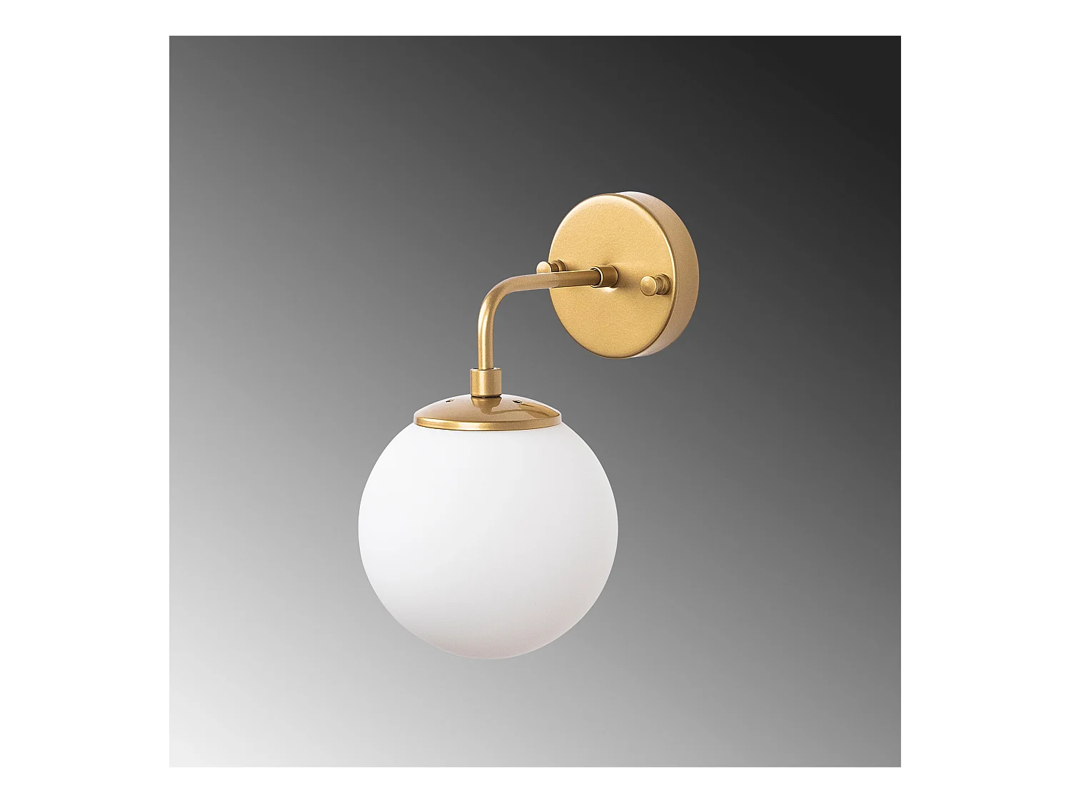 Applique Murale Interieur,  Lampe Murale Industrielle Bois, Or 15x21x27 Cm