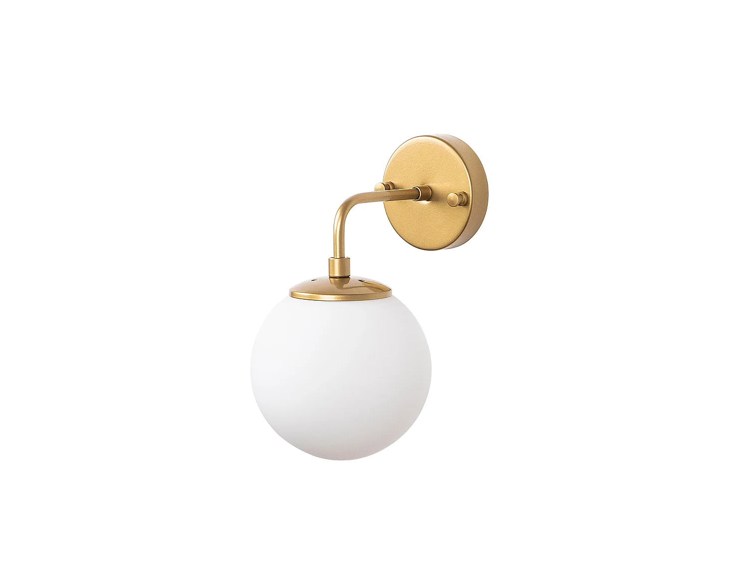 Applique Murale Interieur,  Lampe Murale Industrielle Bois, Or 15x21x27 Cm