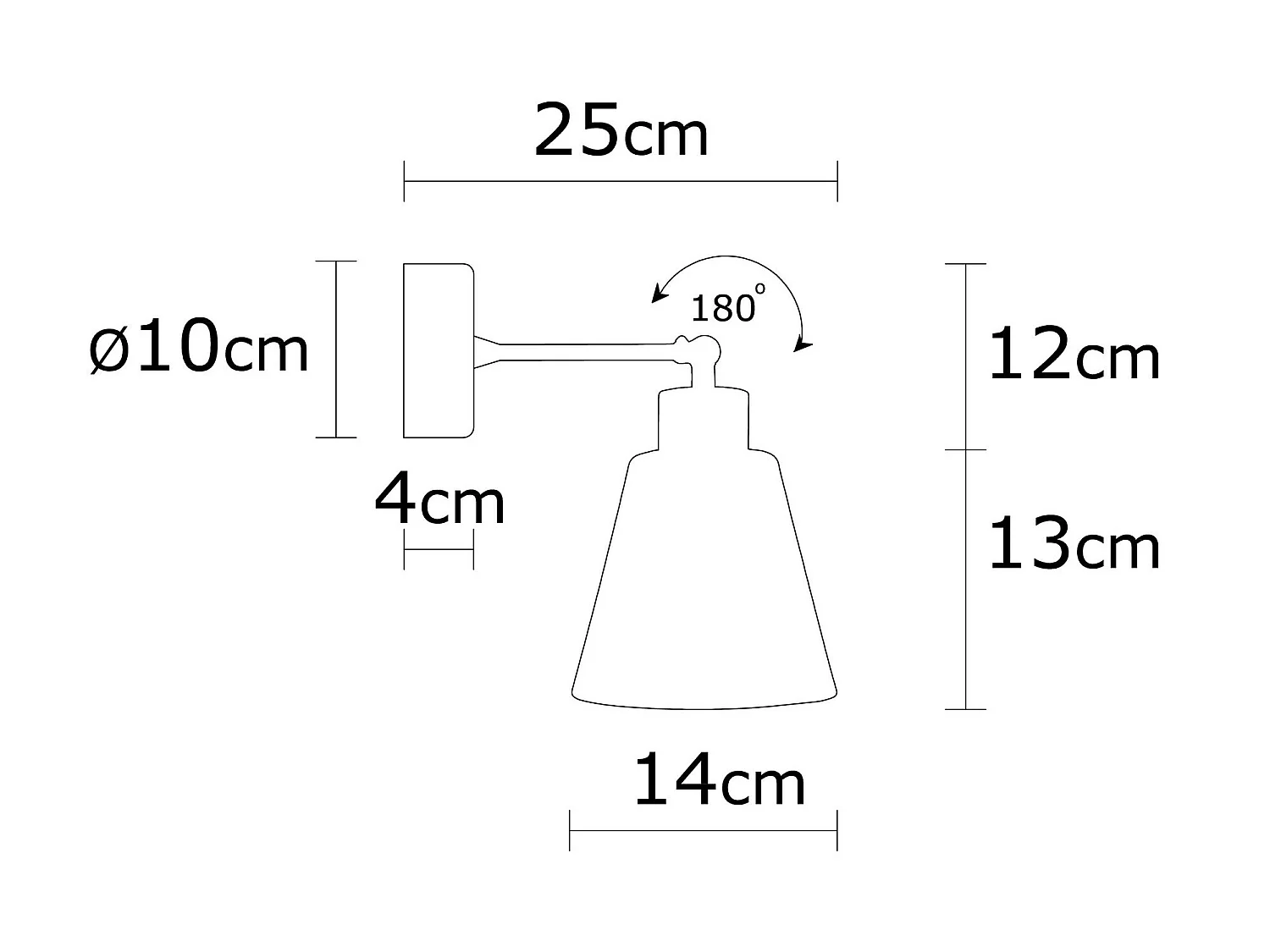 Applique Murale Interieur,  Lampe Murale Industrielle Bois, Noir 14x14x25 Cm