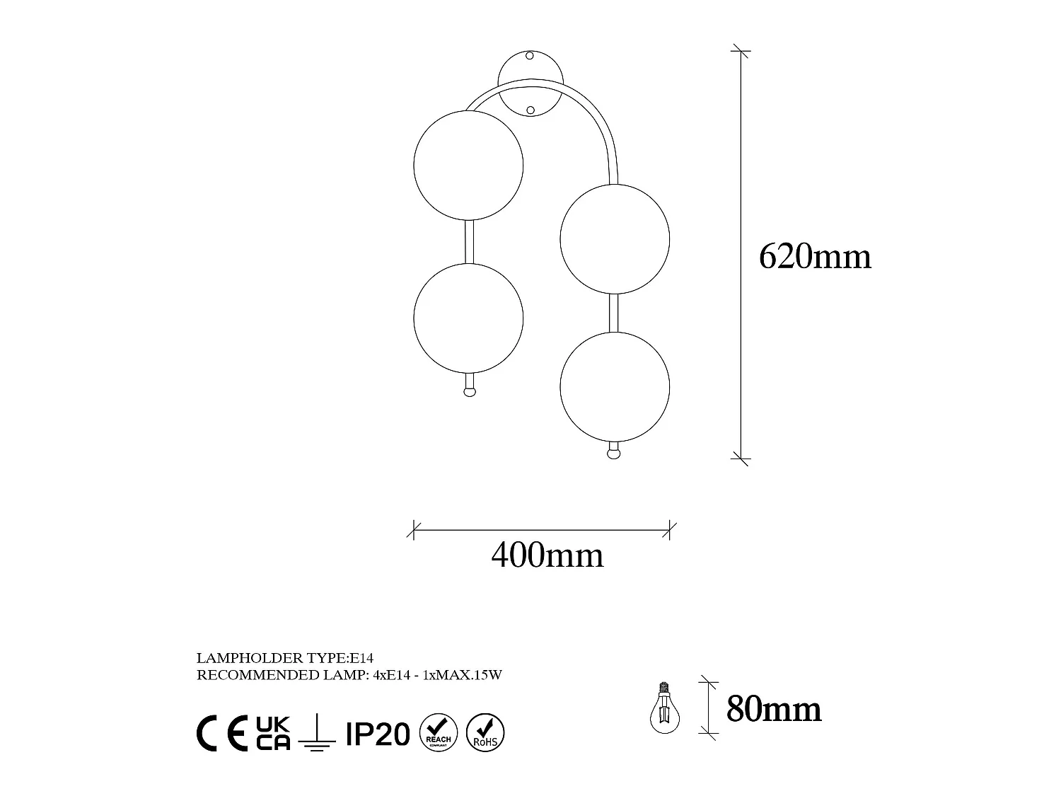 Applique Murale Interieur,  Lampe Murale Industrielle Bois, Or Shine  40x26x62 Cm