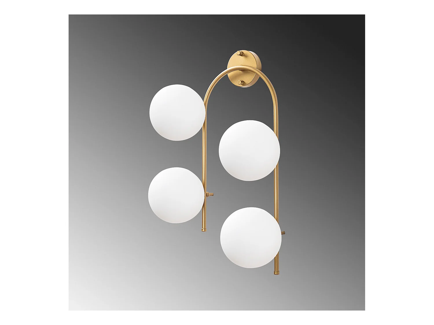 Applique Murale Interieur,  Lampe Murale Industrielle Bois, Or Shine  40x26x62 Cm