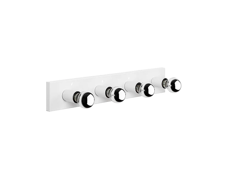 Applique Murale Interieur,  Lampe Murale Industrielle Bois, Blanc 10x10x60 Cm