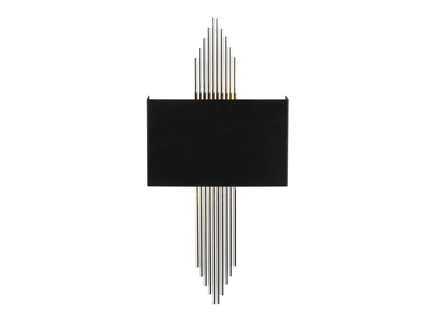 Applique Murale Interieur,  Lampe Murale Industrielle Bois, Noir 75x10x22 Cm