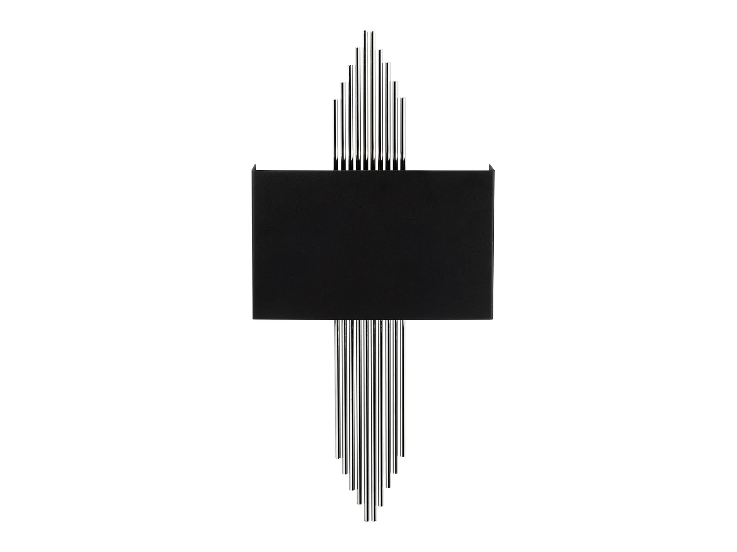 Applique Murale Interieur,  Lampe Murale Industrielle Bois, Noir 75x10x22 Cm