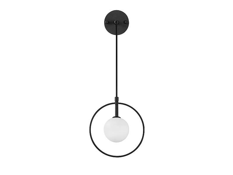 Applique Murale Interieur,  Lampe Murale Industrielle Bois, Noir 21x15x40 Cm