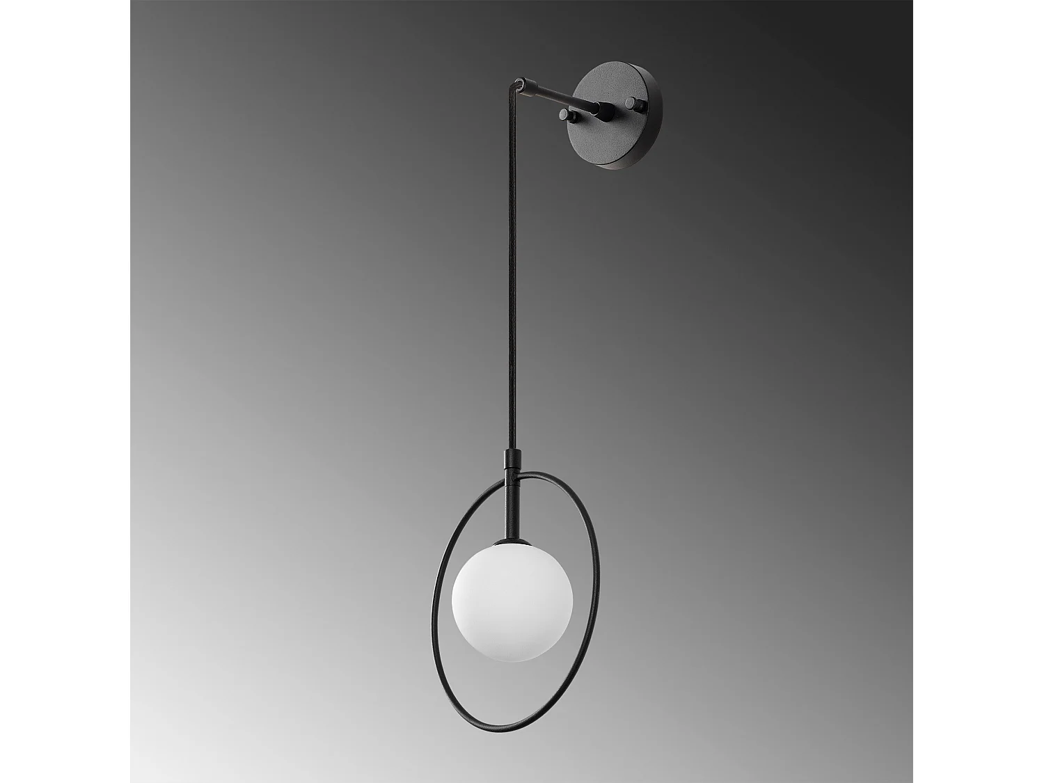 Applique Murale Interieur,  Lampe Murale Industrielle Bois, Noir 21x15x40 Cm