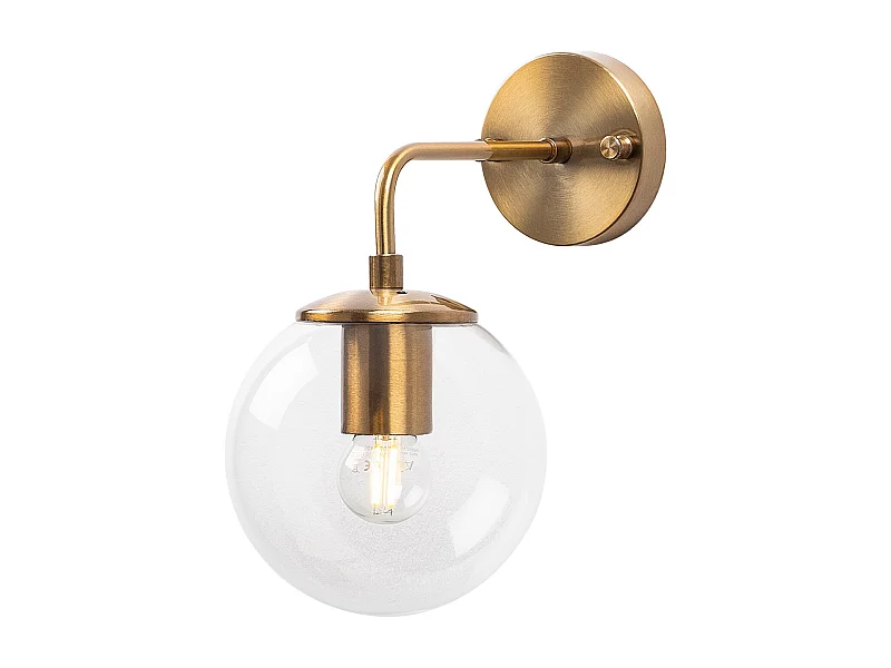 Applique Murale Interieur,  Lampe Murale Industrielle Bois, Vintage 15x27x25 Cm