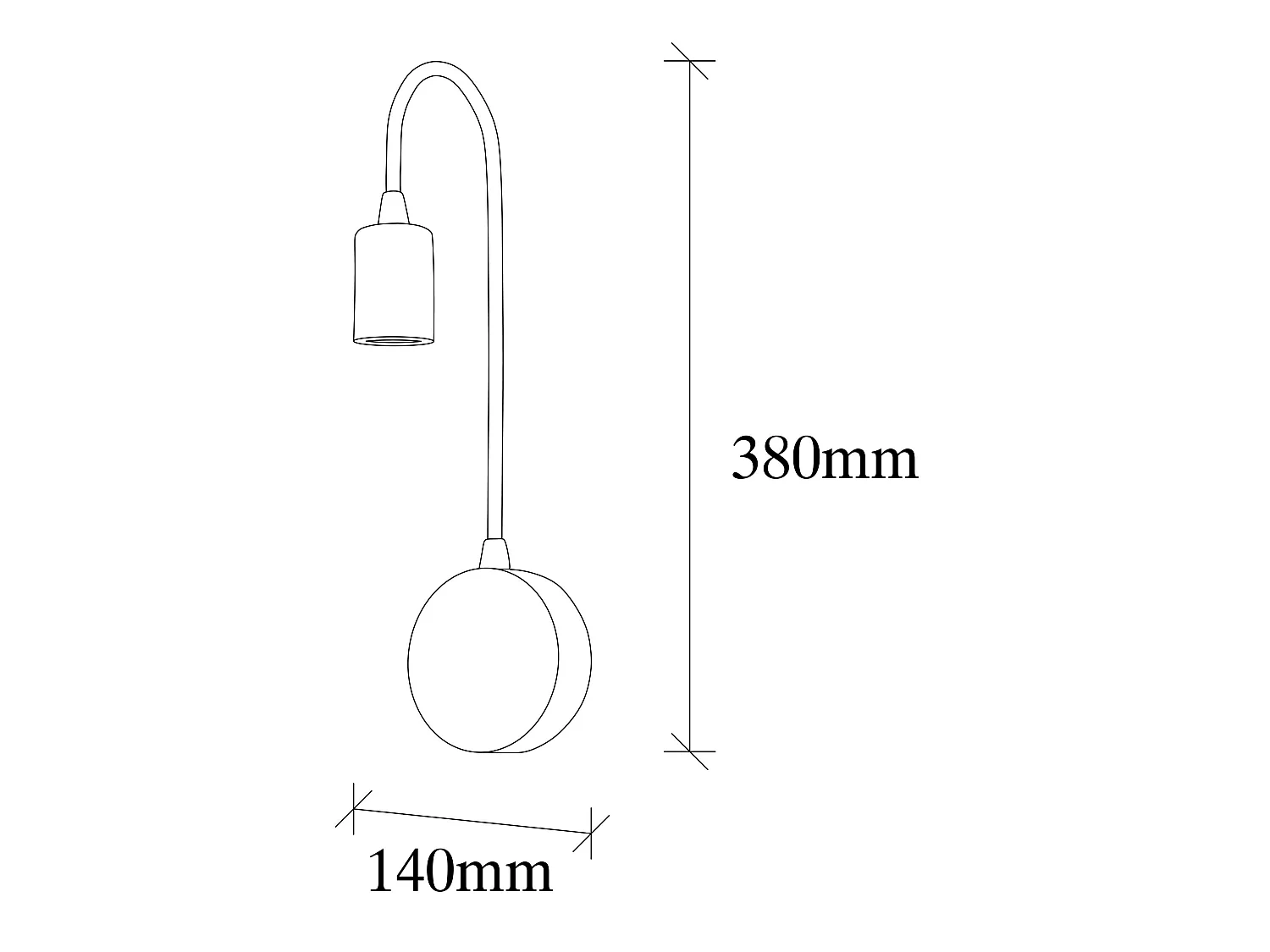 Applique Murale Interieur,  Lampe Murale Industrielle Bois, Noir 10x14x38 Cm