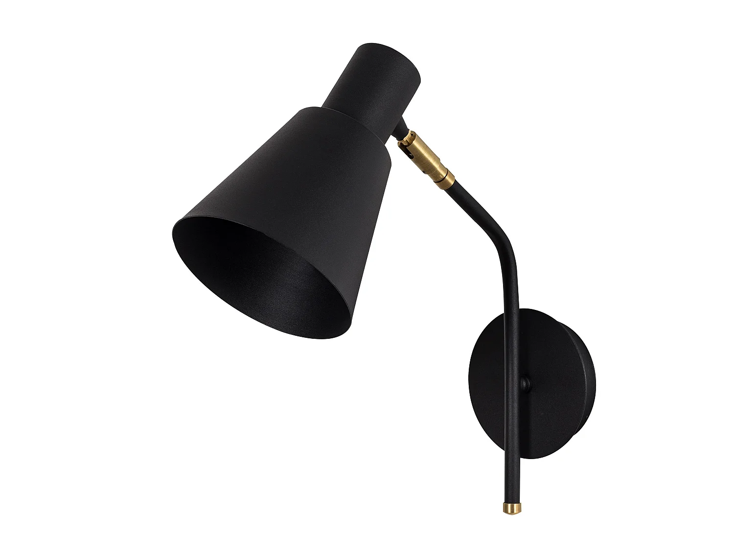 Applique Murale Interieur,  Lampe Murale Industrielle Bois, Noir 14x36x40 Cm
