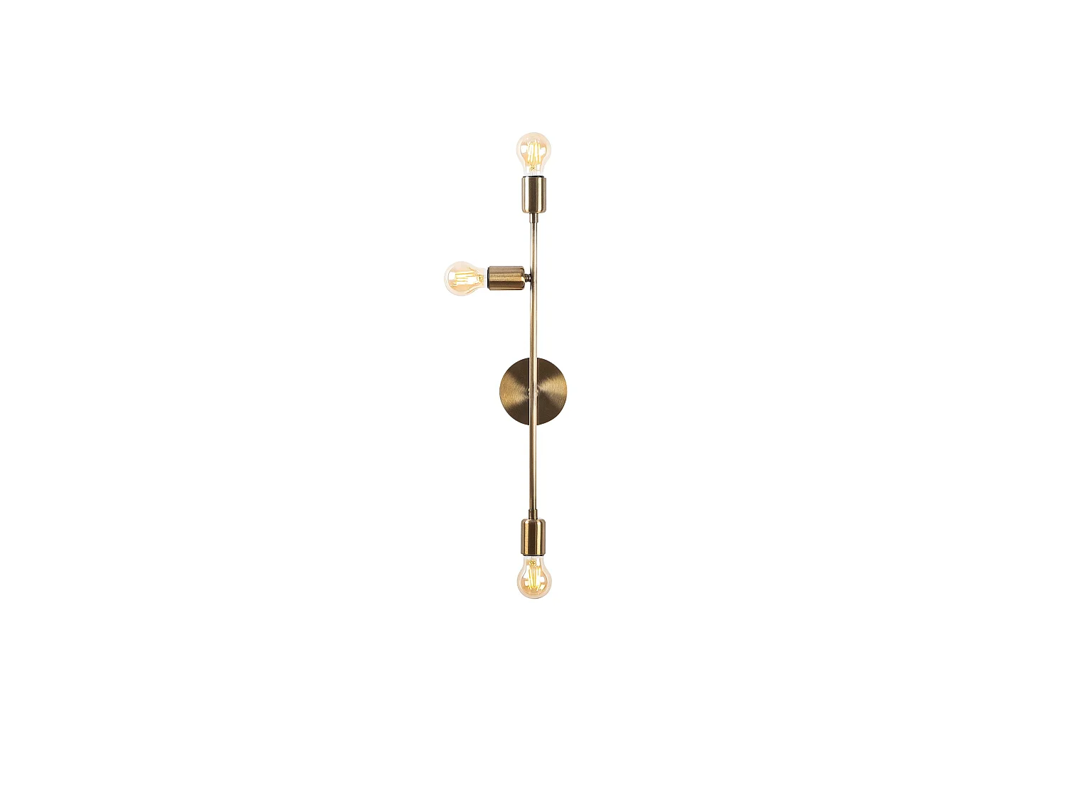 Applique Murale Interieur,  Lampe Murale Industrielle Bois, Vintage 15x15x65 Cm