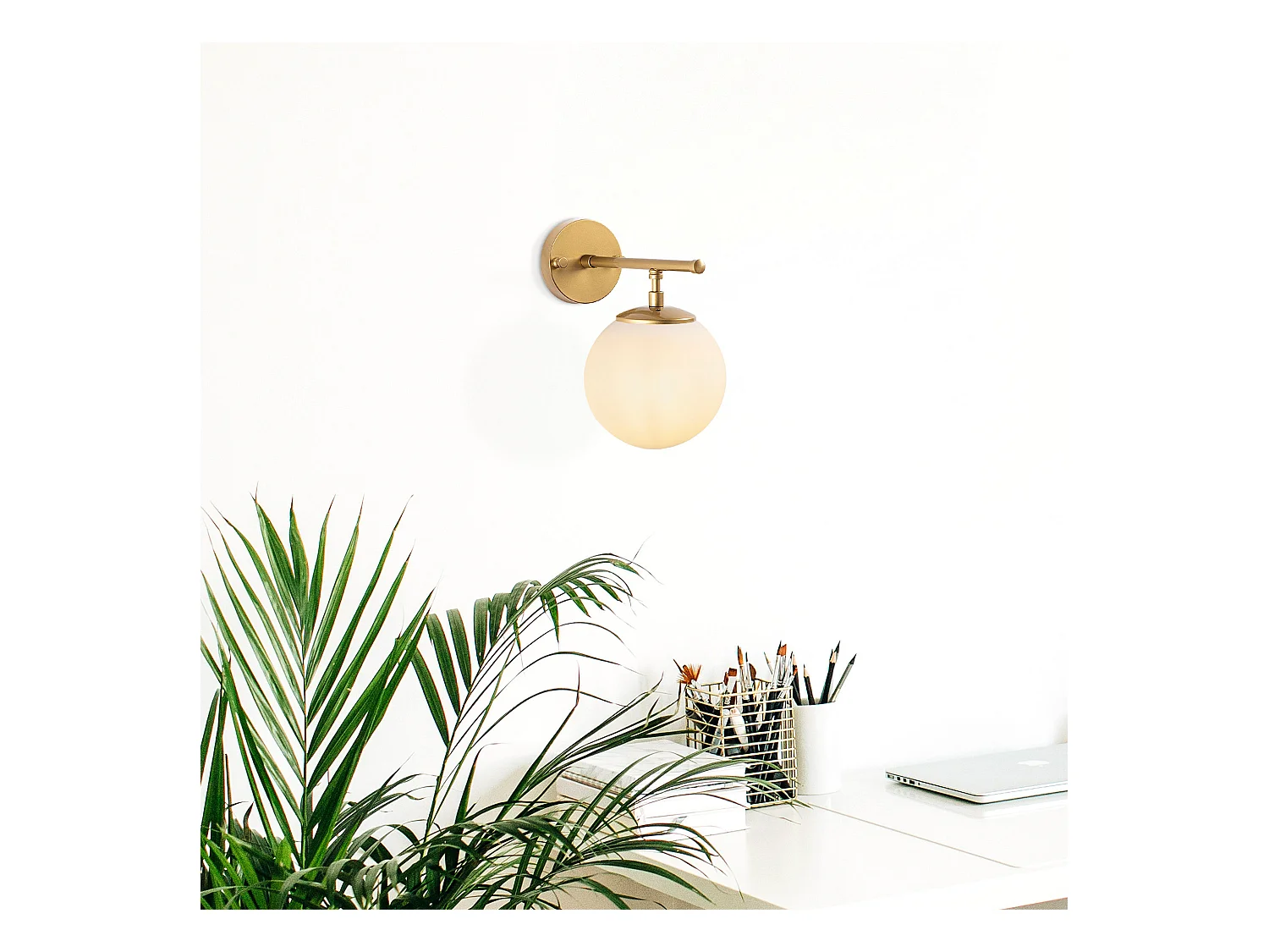 Applique Murale Interieur,  Lampe Murale Industrielle Bois, Or Shine  15x24x24 Cm