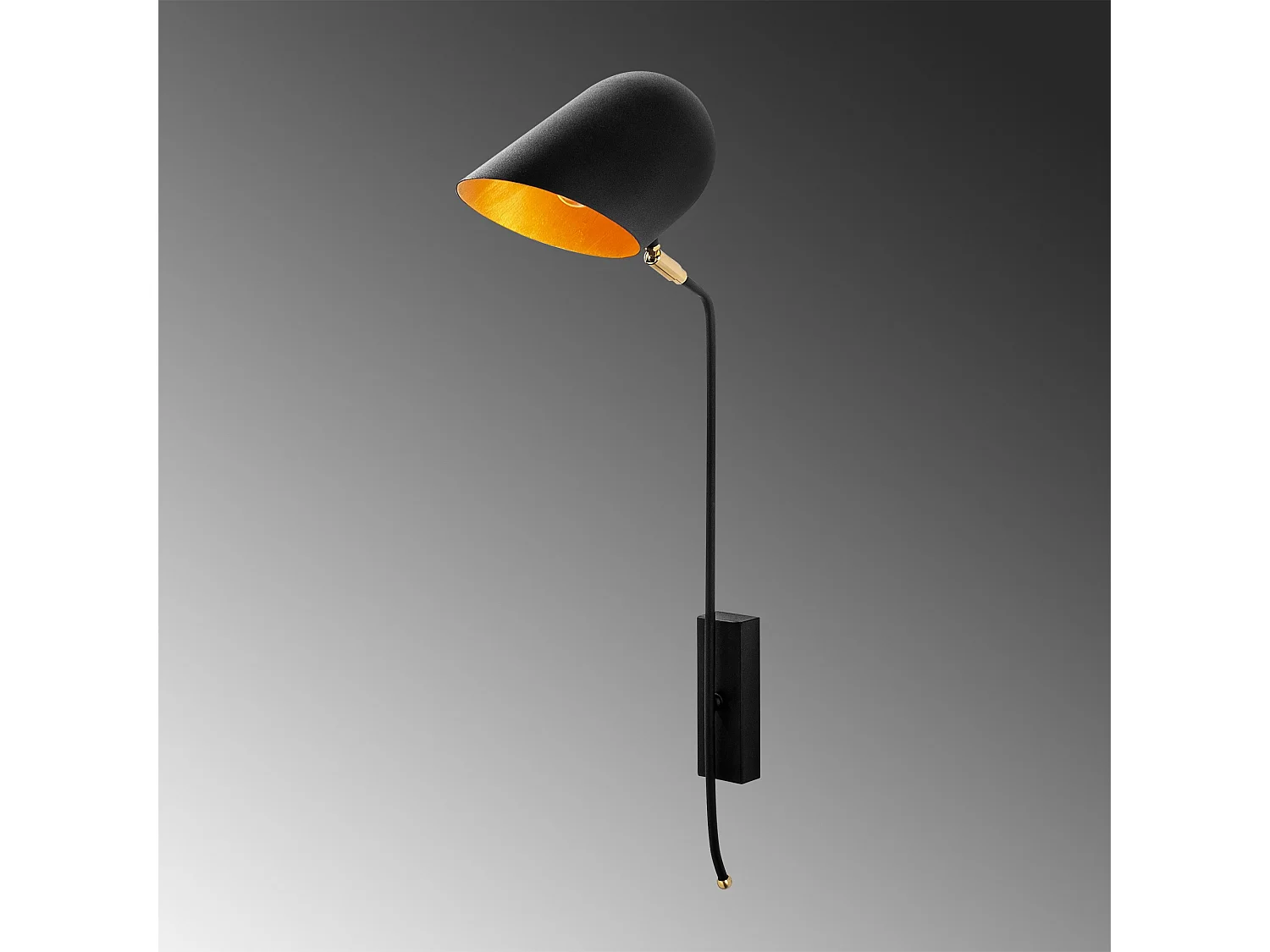 Applique Murale Interieur,  Lampe Murale Industrielle Bois, Noir 12x35x73 Cm