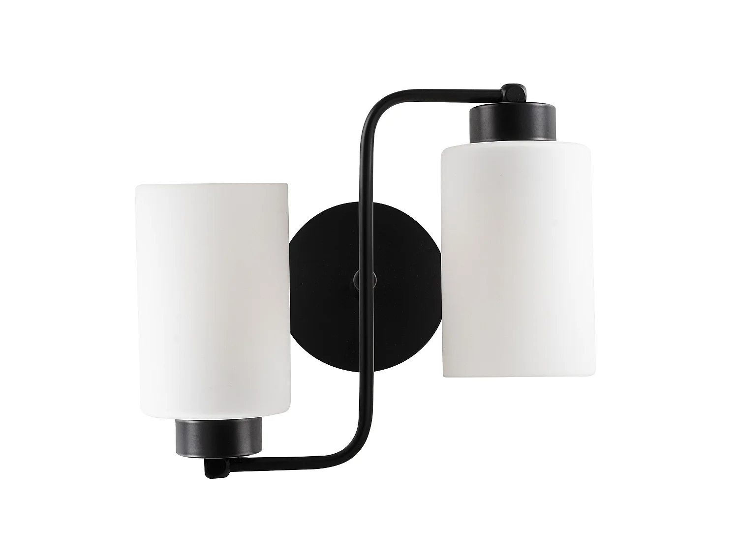 Applique Murale Interieur,  Lampe Murale Industrielle Bois, Noir 32x32x28 Cm
