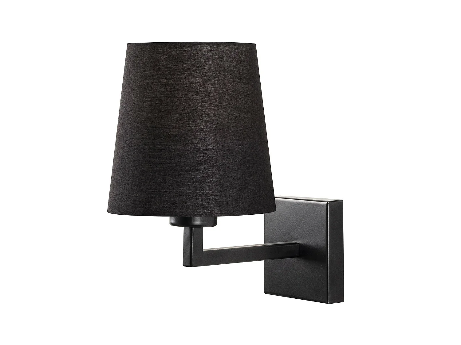Applique Murale Interieur,  Lampe Murale Industrielle Bois, Noir 18x24x30 Cm