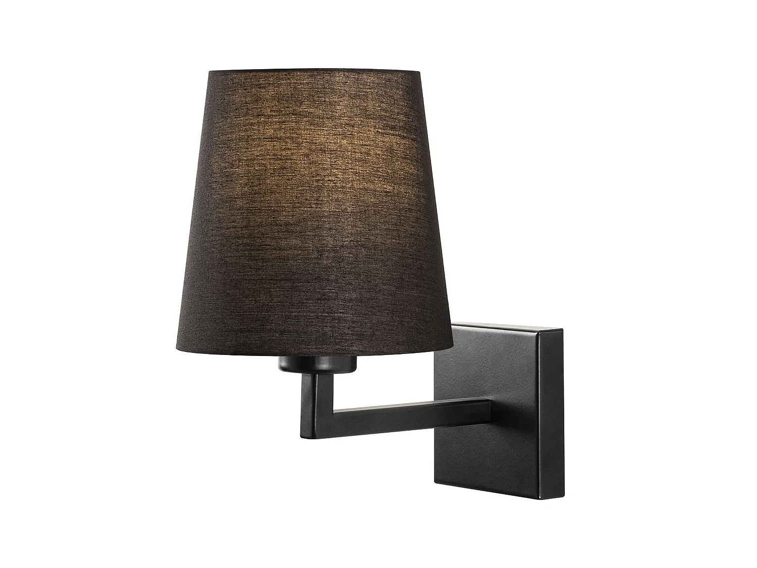 Applique Murale Interieur,  Lampe Murale Industrielle Bois, Noir 18x24x30 Cm