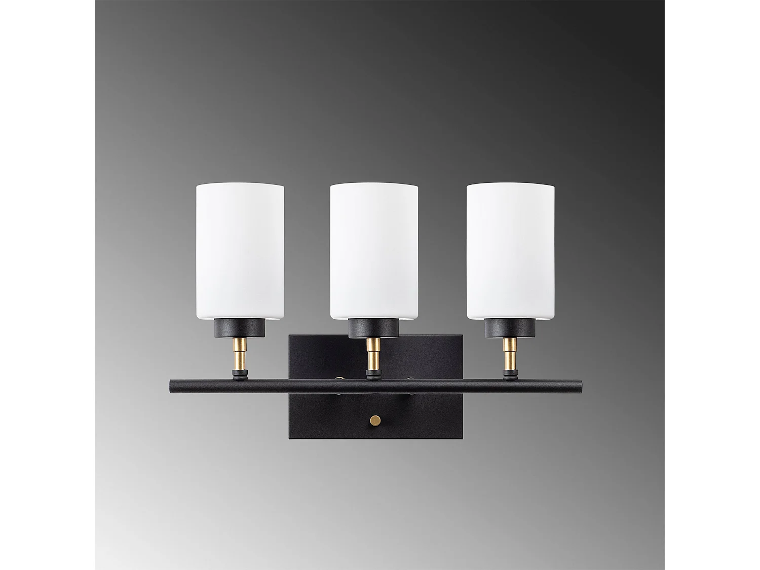 Applique Murale Interieur,  Lampe Murale Industrielle Bois, Noir 46x15x28 Cm