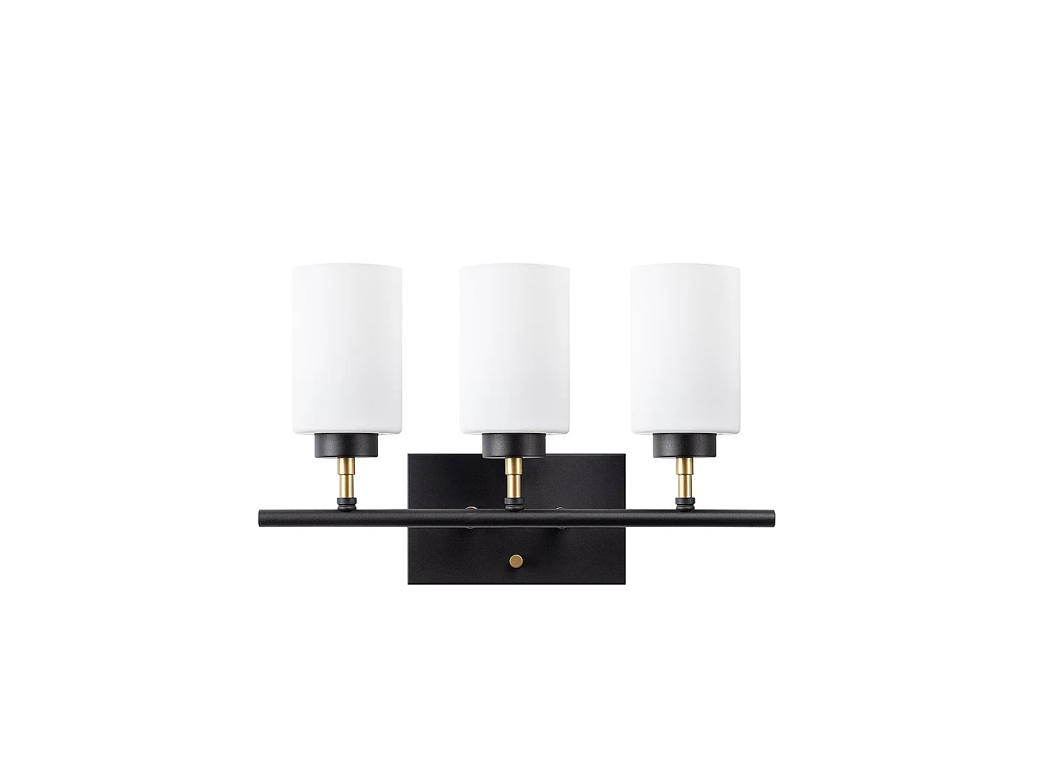 Applique Murale Interieur,  Lampe Murale Industrielle Bois, Noir 46x15x28 Cm