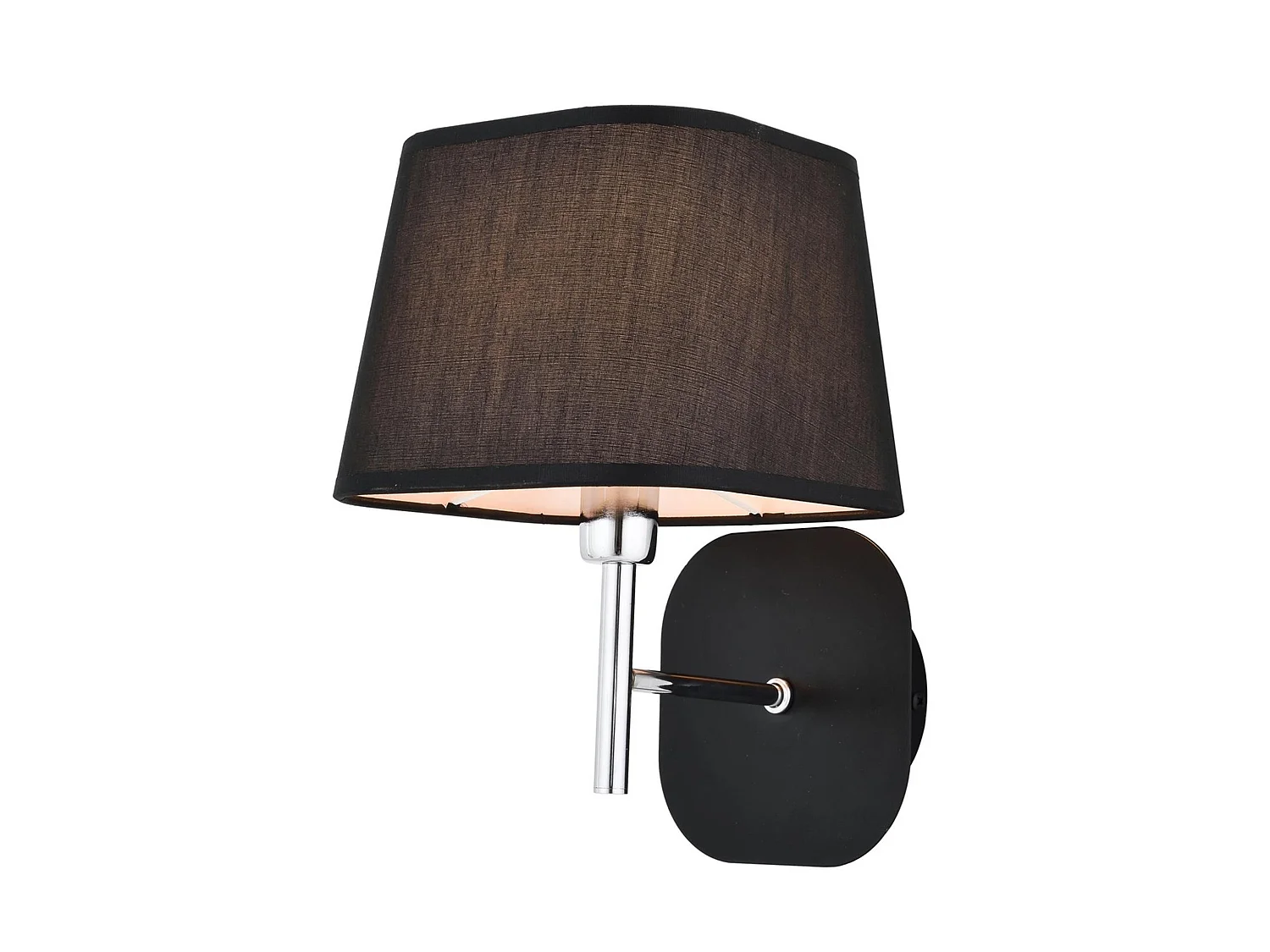 Applique Murale Interieur,  Lampe Murale Industrielle Bois, Noir 28x18x22 Cm