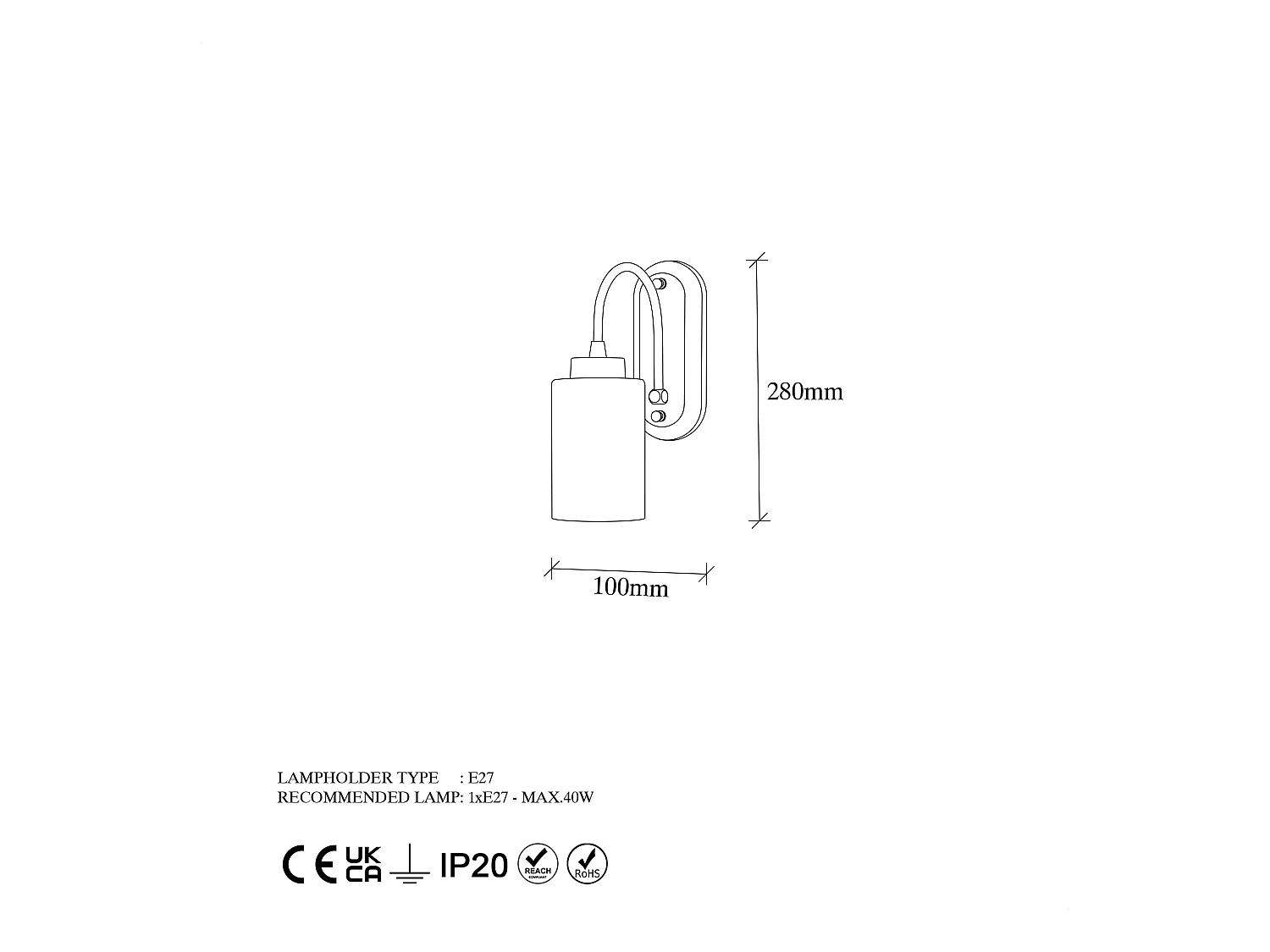 Applique Murale Interieur,  Lampe Murale Industrielle Bois, Or 10x21x28 Cm
