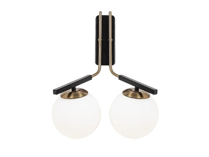 Applique Murale Interieur,  Lampe Murale Industrielle Bois, Vintage 32x20x40 Cm