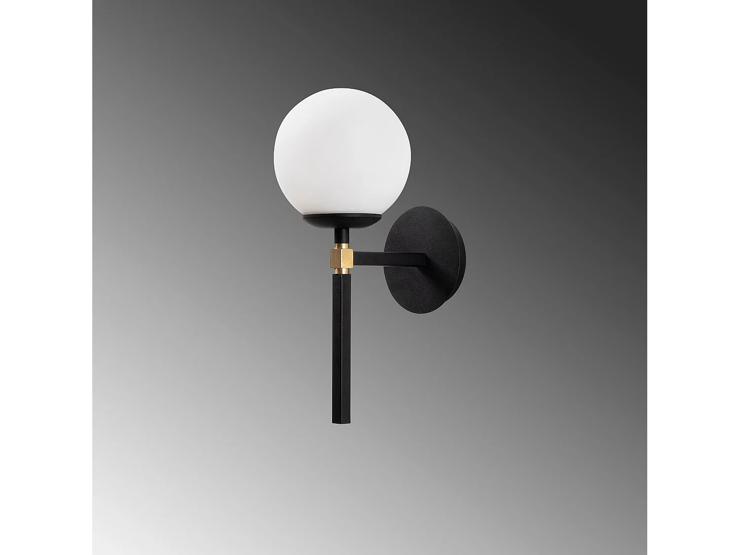 Applique Murale Interieur,  Lampe Murale Industrielle Bois, Noir 15x20x37 Cm