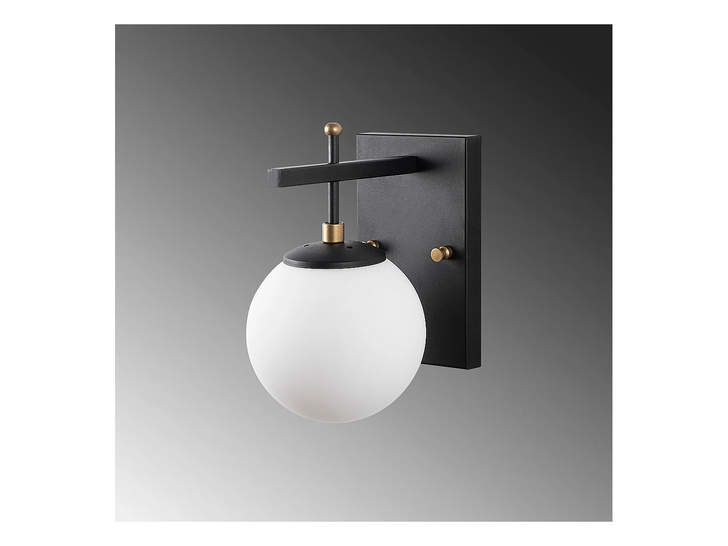 Applique Murale Interieur,  Lampe Murale Industrielle Bois, Noir 15x20x15 Cm