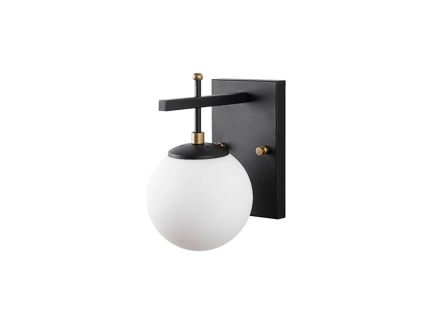 Applique Murale Interieur,  Lampe Murale Industrielle Bois, Noir 15x20x15 Cm