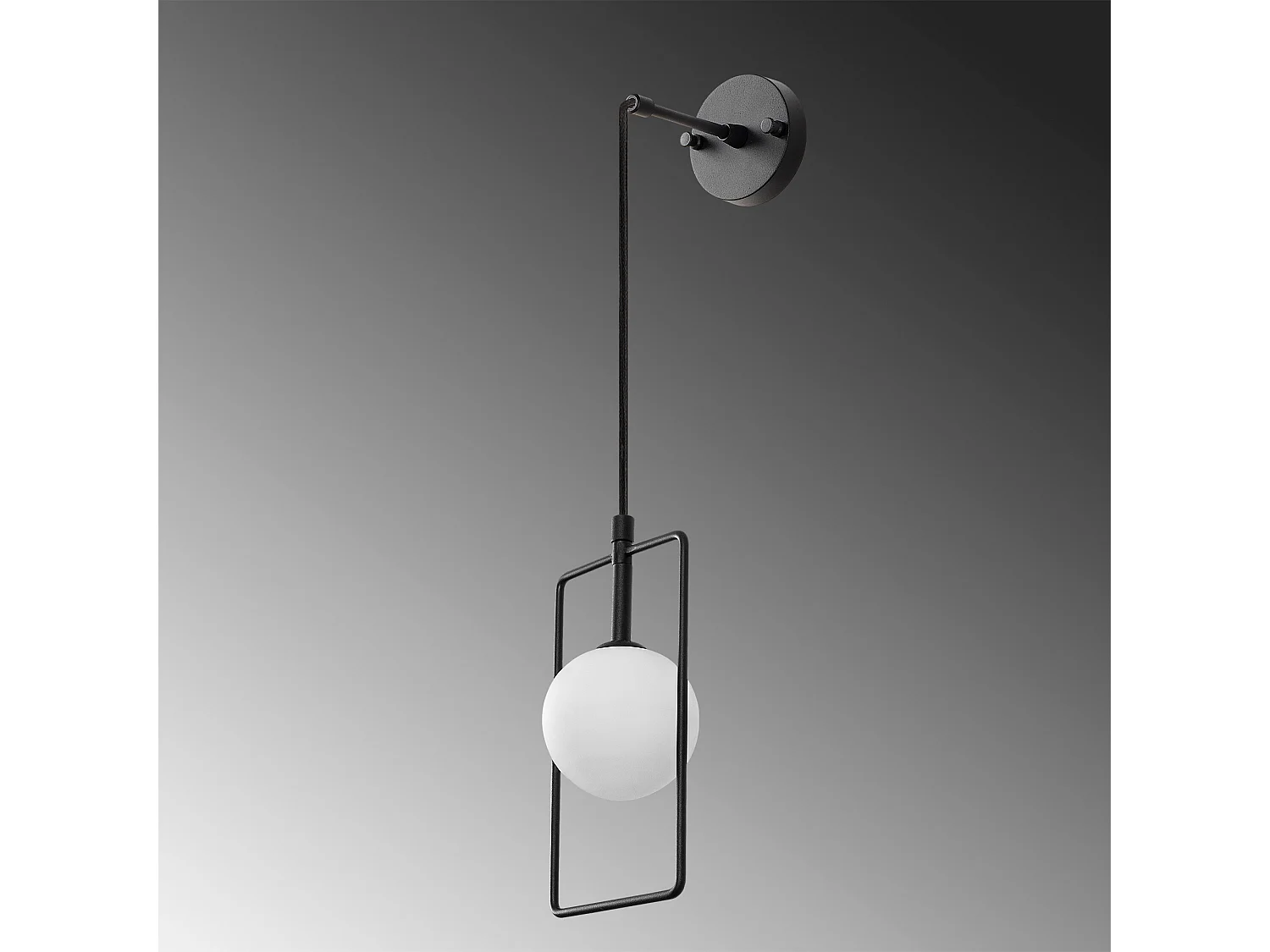 Applique Murale Interieur,  Lampe Murale Industrielle Bois, Noir 14x15x40 Cm