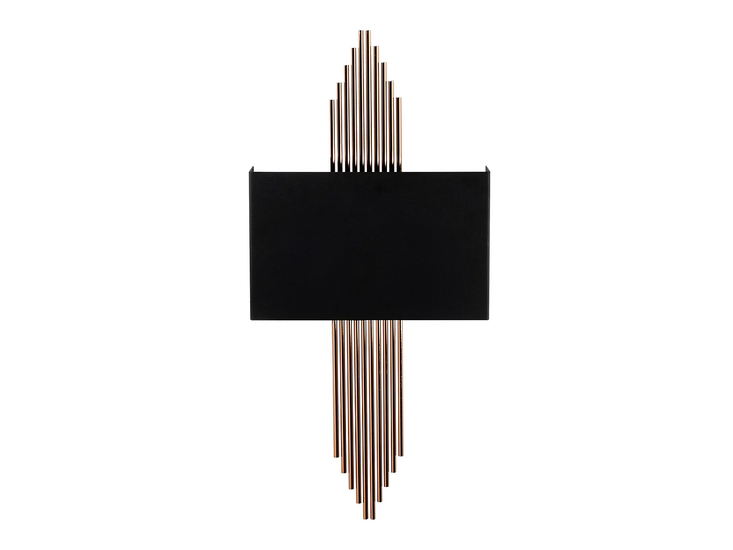 Applique Murale Interieur,  Lampe Murale Industrielle Bois, Noir 75x10x22 Cm