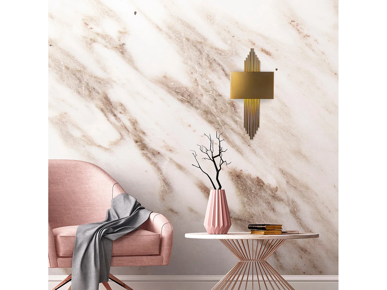 Applique Murale Interieur,  Lampe Murale Industrielle Bois, Vintage 75x10x22 Cm