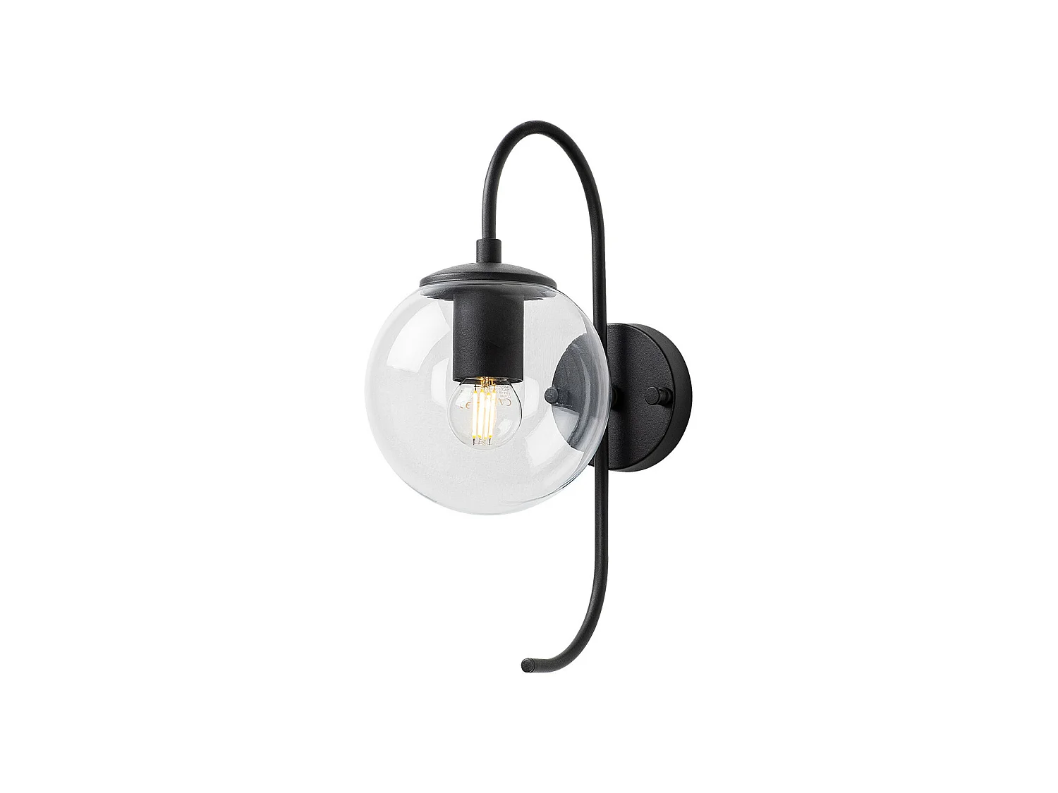 Applique Murale Interieur,  Lampe Murale Industrielle Bois, Noir 15x27x36 Cm