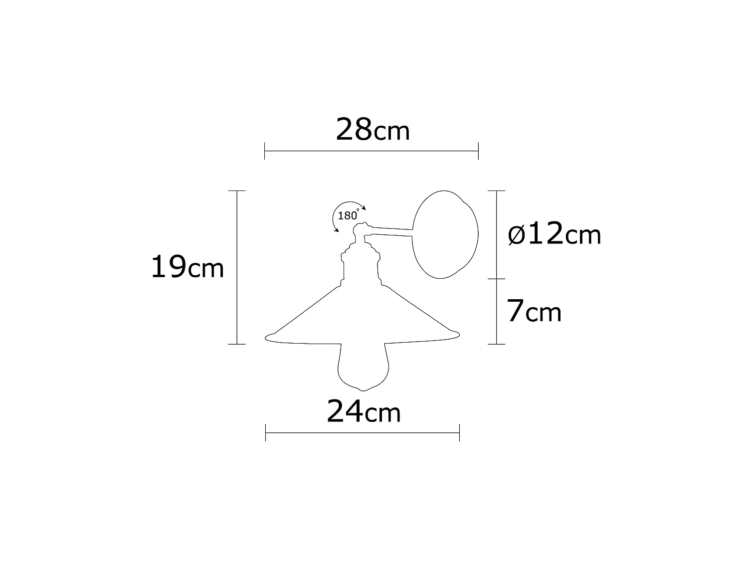 Applique Murale Interieur,  Lampe Murale Industrielle Bois, Noir 24x24x20 Cm